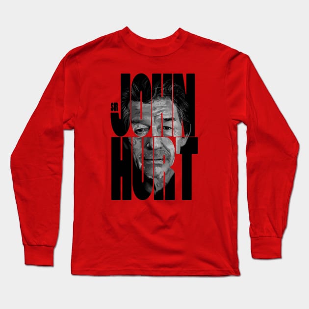 John Hurt Long Sleeve T-Shirt by Robettino900